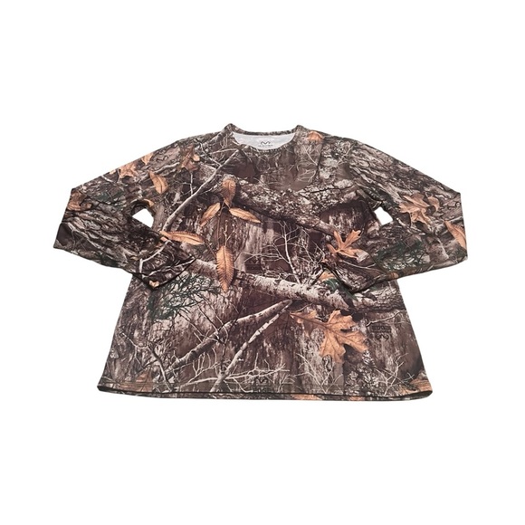 Realtree Camo Base Layer Shirt Men's L Hunting Long Sleeve - Picture 1 of 3